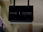 Sign installed Metairie Sleep Number Lakeside Mall